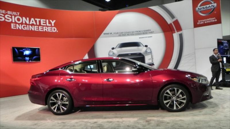 2016 Nissan Maxima at Denver Auto Show