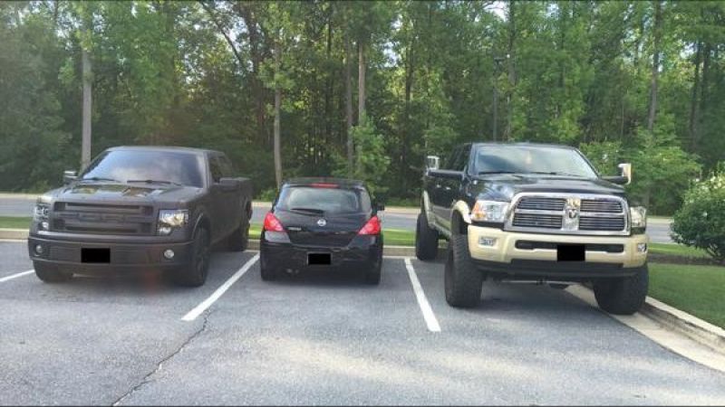 John Urschel tweets his Versa in the Raven's parking lot
