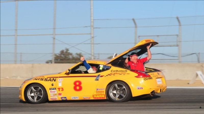 Junk in the Trunk at Laguna Seca 370Z