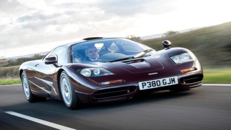 Mr Bean in his McLaren F1