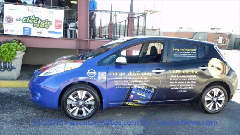 Nissan LEAF at National Plug In Day