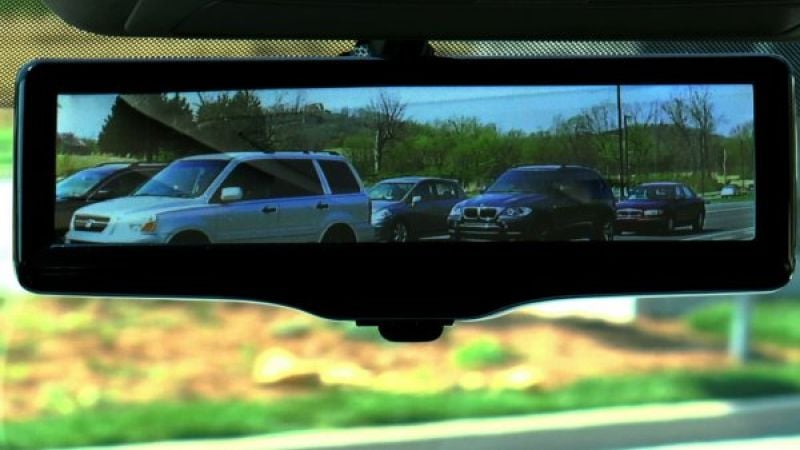 Nissan's Smart Rearview Mirror