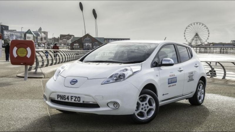Nissan LEAF Blackpool Taxi