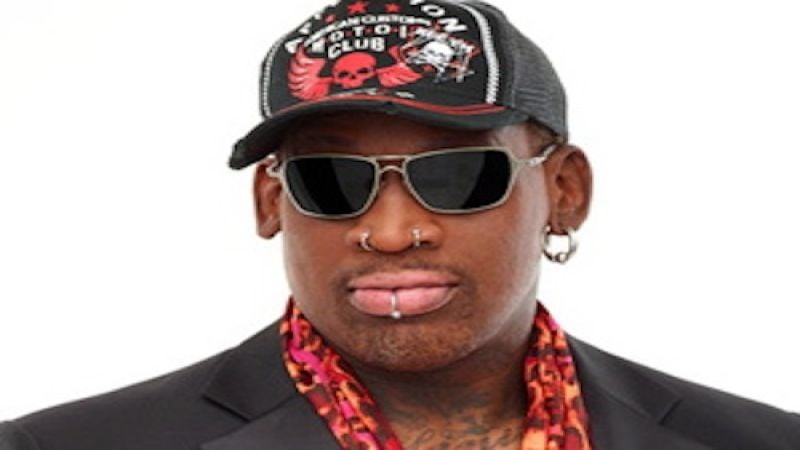 Dennis Rodman popemobile