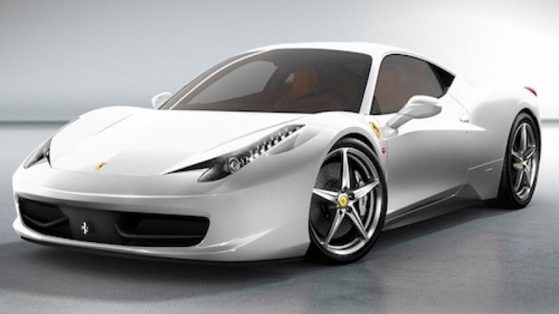 Justin Bieber Ferrari 458 Italia