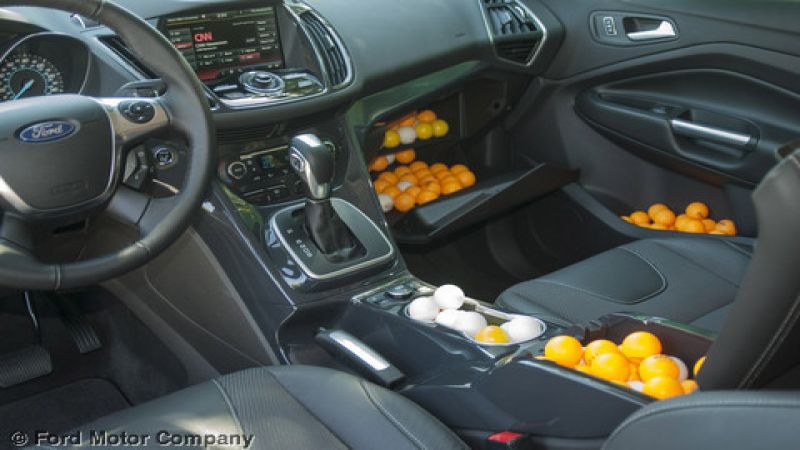 Beer Pong Balls in 2013 Ford Escape