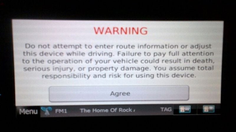 Nav System Legal Agreement