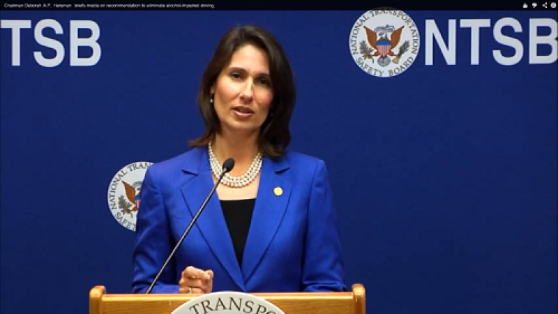NTSB Chariman makes Drunk Driving Report