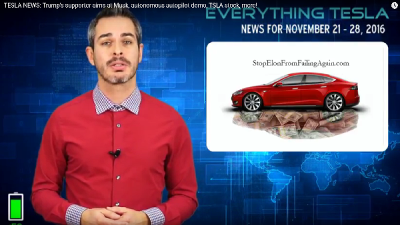 Tesla news includes Trump angle