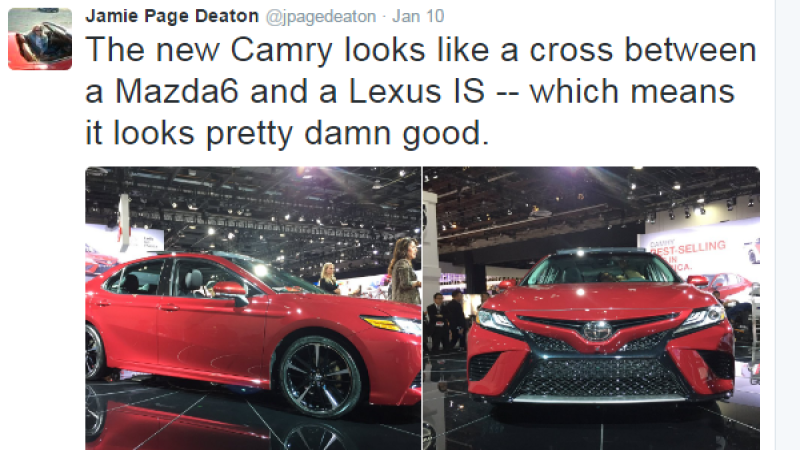 Critics are calling the Camry names, but not the ones you'd expect.