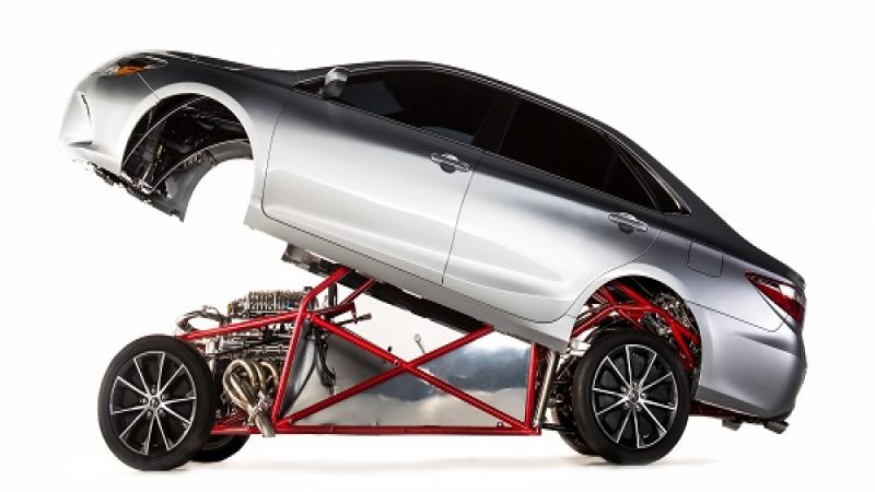 2015 Toyota Camry SEMA dragster sleeper