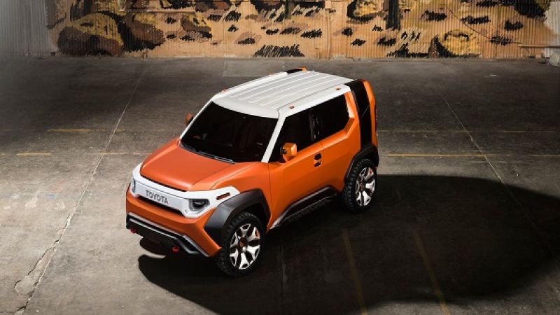 Toyota's FT-4X has city style and off-road tricks.