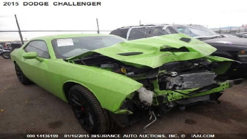 2015 Dodge Challewnger SRT Hellcat for sale wrecked