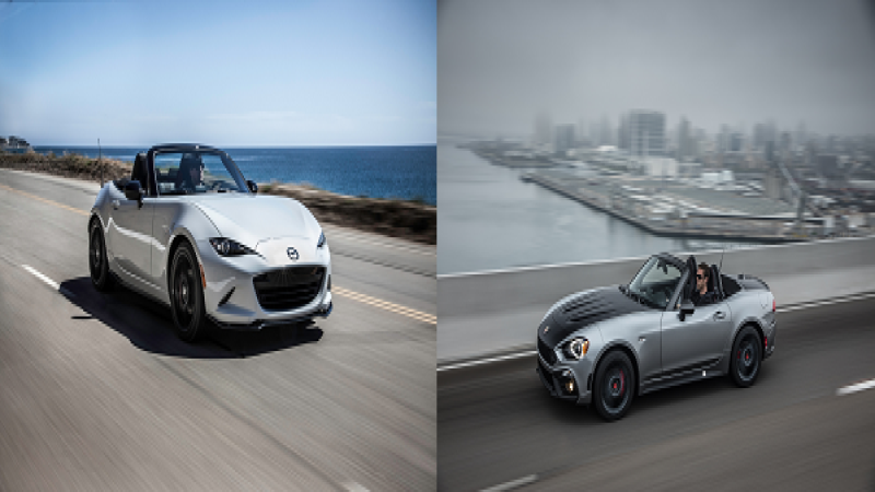 Head to Head: 2017 Fiat 124 Spider Abarth vs. Mazda Miata GT