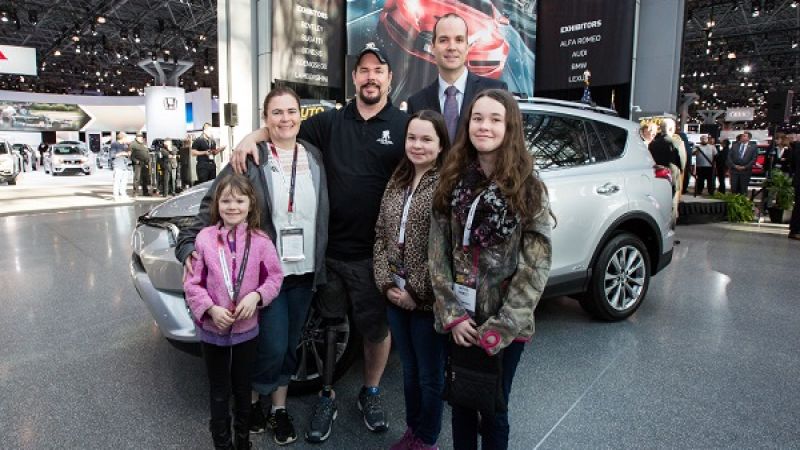 Toyota and NYAS Present Veteran With 2016 RAV4 Hybrid