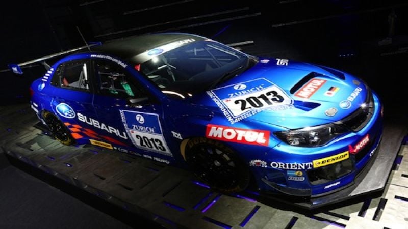 2013 Subaru WRX STI 4-door Nurburgring race car