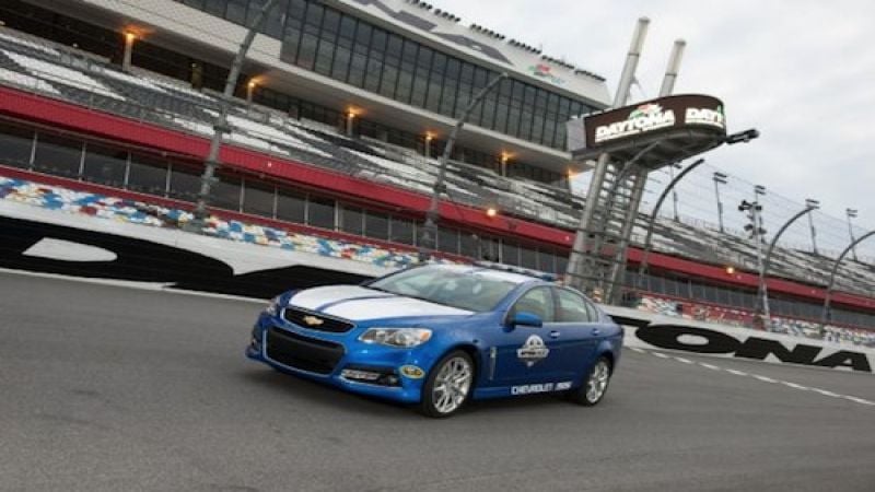 2014 Chevrolet SS V8 sedan at Daytona 500