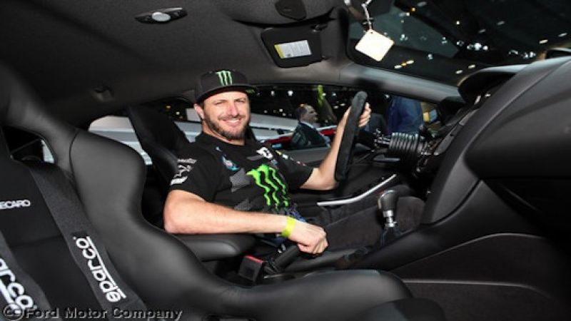 Ken Block in the Ford Focus 