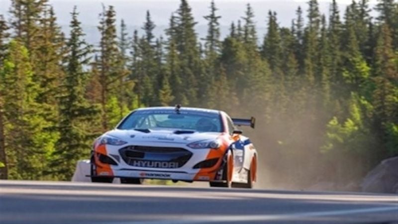 2013 Hyundai Genesis Coupe Pikes Peak world record