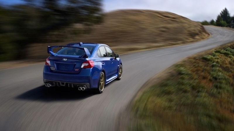 2015 Subaru WRX STI takes on Laguna Seca and canyon roads