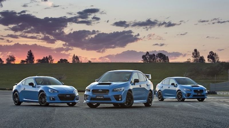 2016 Subaru WRX, 2016 Subaru WRX STI, Hyper Blue