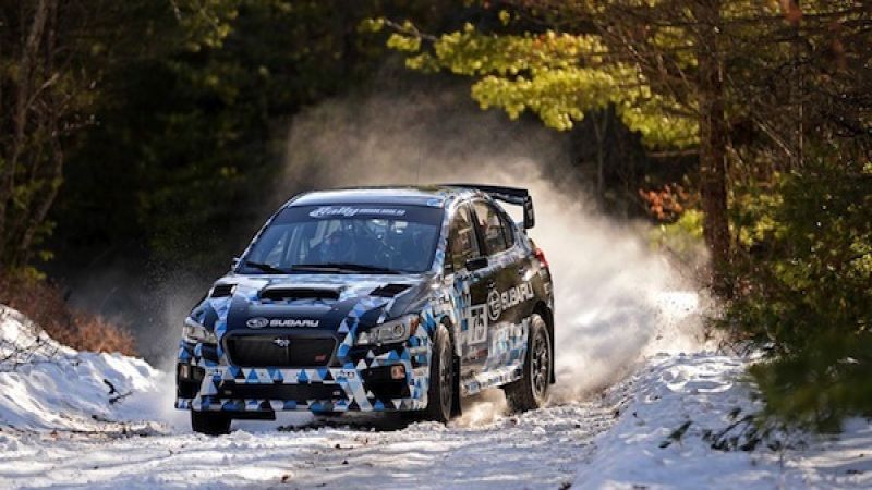 2015 Subaru WRX STI rally car
