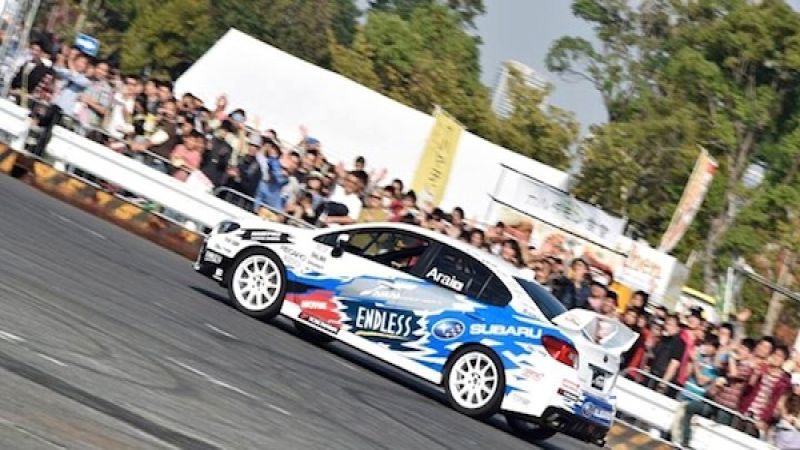 Subaru 2015 WRX STI rally car