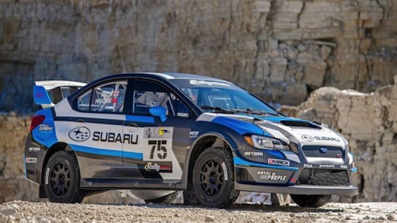 2015 Subaru WRX STI rally car