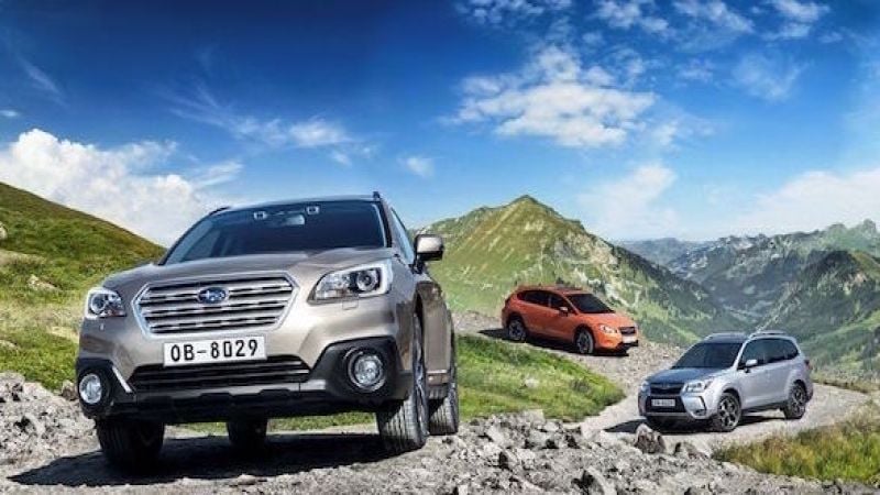 2016 Subaru Outback, 2016 Subaru Forester, 2016 Subaru XV Crosstrek