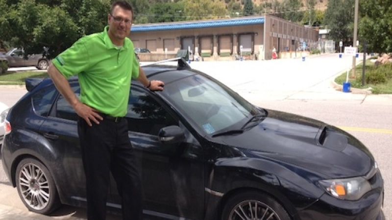 Subaru WRX STI safely blasts through scary snowstorm with unbelievable ease 