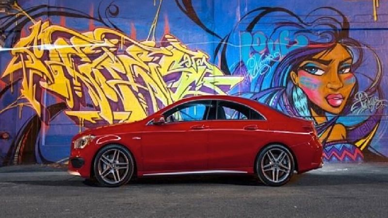 2014 Mercedes-Benz CLA-Class four door coupe