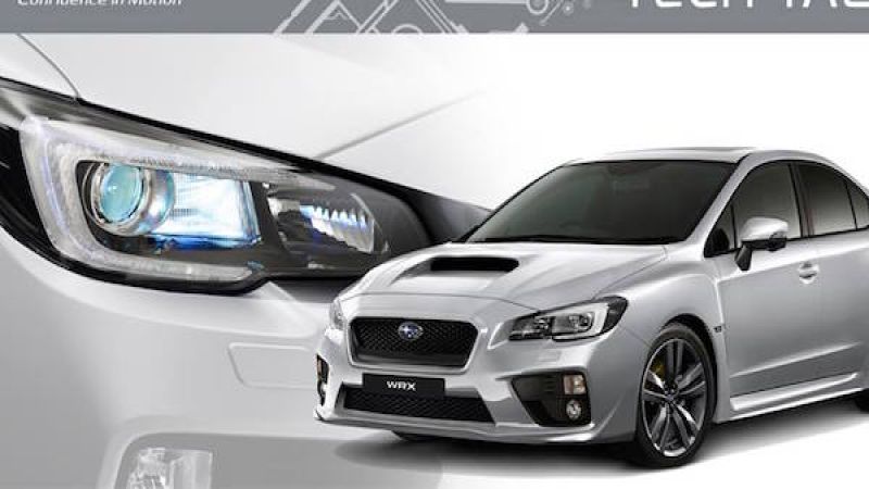 2016 Subaru WRX, 2016 Subaru WRX STI, New HID Hawkeye headlights