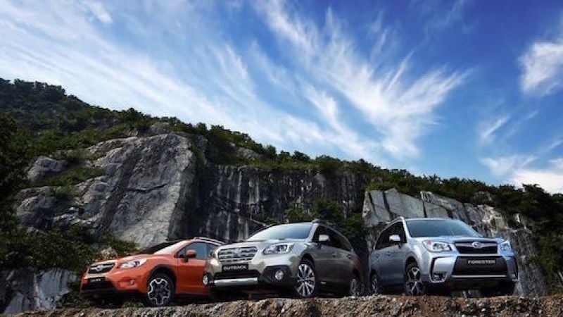 2017 Subaru Outback, 2017 Subaru Forester, 2017 Subaru Crosstrek