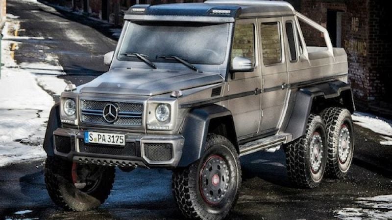 Mercedes-Benz G63 AMG 6X6 at Super Bowl XLVIII