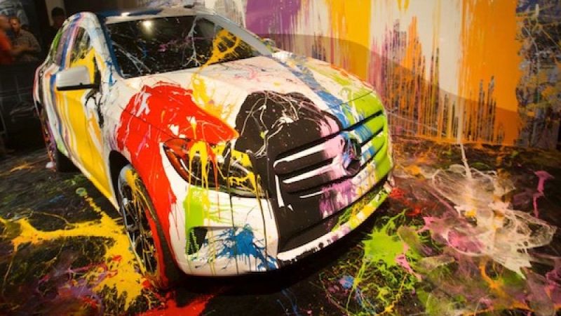 Discover how you can paint a Mercedes GLA-Class at a free exclusive concert 