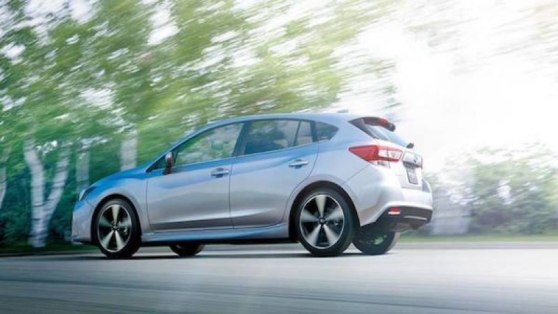 2017 Subaru Impreza Sedan, 2017 Subaru Impreza 5-Door, Reverse Auto Braking