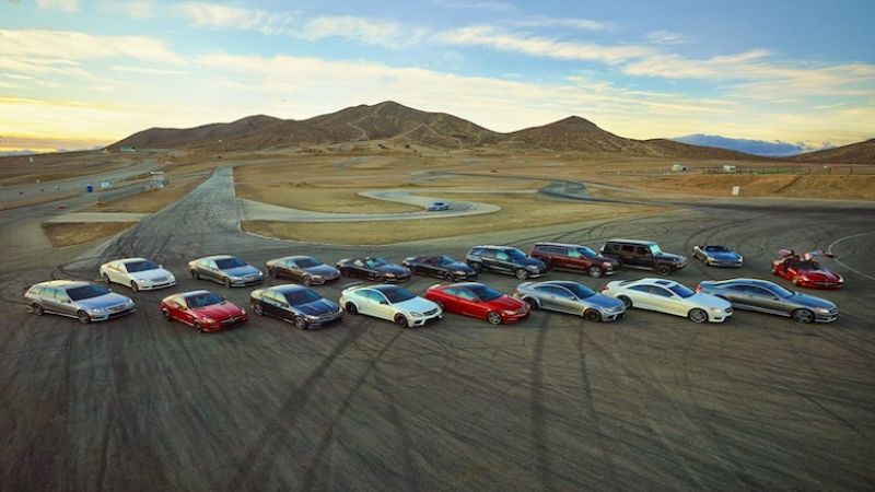 Mercedes-AMG vehicles at WSIR