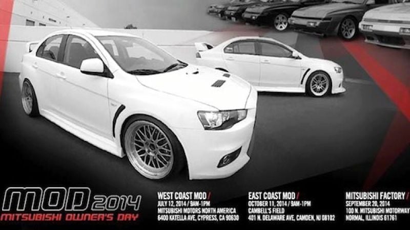 The last 2015 Mitsubishi Lancer Evolution to debut at MOD 2014
