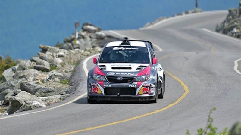 Subaru WRX STI attempts to set record today at Mt. Wash Hillclimb