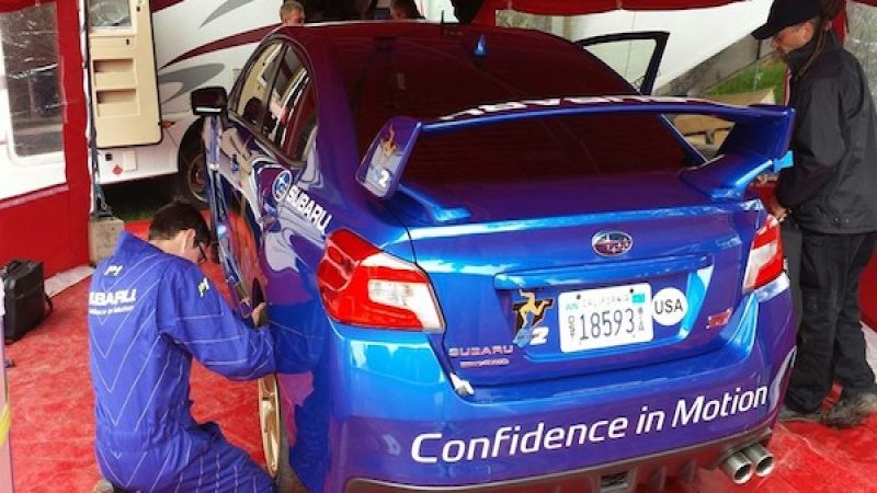 Here’s the first look at 2015 WRX STI attempting to break IOM record run