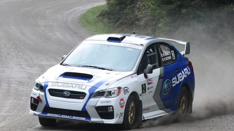 New 2015 Subaru WRX STI scores podium finish in first Rally race