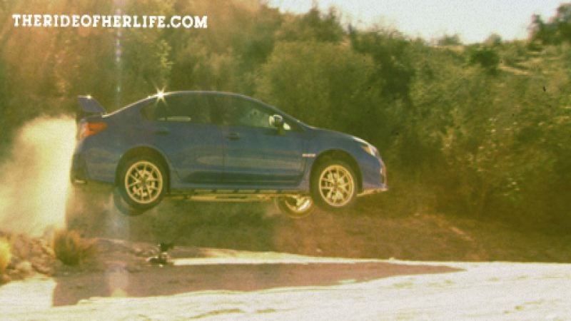 The 2015 Subaru WRX STI takes beautiful Kayslee for a ride