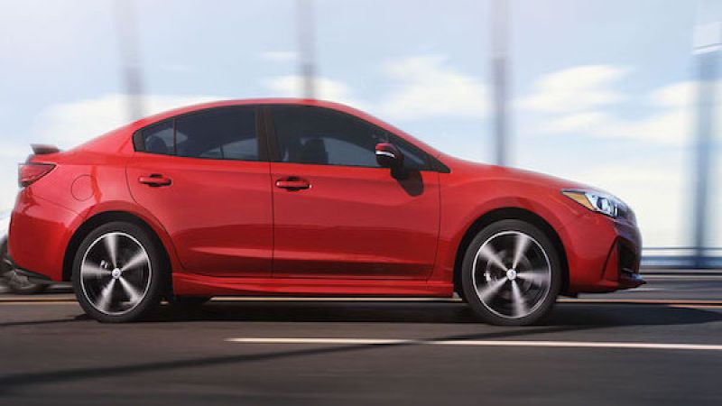 2017 Subaru Impreza Sedan, 2017 Subaru Impreza 5-Door, 2017 Honda Civic, Mazda3, Toyota Corolla