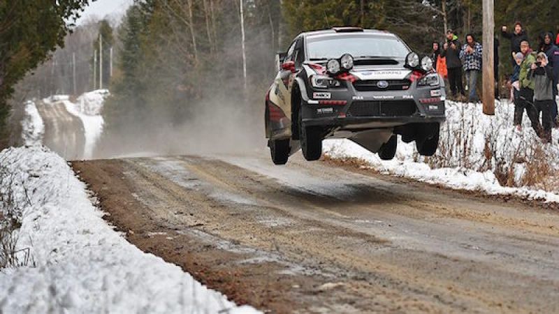 2017 Subaru WRX STI, Tall Pines Rally, Antonine L’Estage