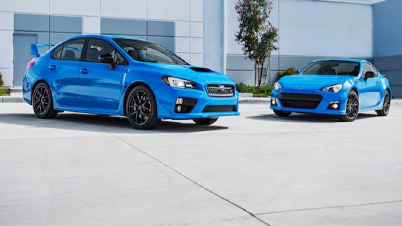 2017 Subaru WRX, 2017 Subaru WRX STI, 2017 Subaru BRZ