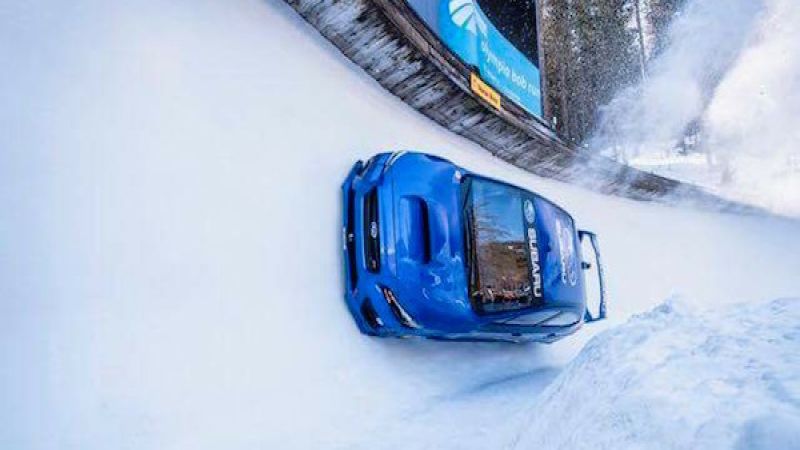2017 Subaru WRX, 2017 Subaru WRX STI, Bobsled run