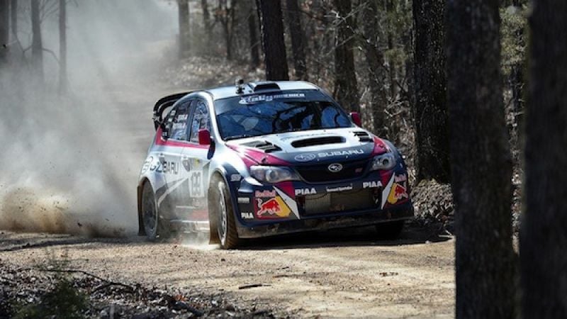Take a wild ride in the Subaru WRX STI at Rally in 100 Acre Wood [video]