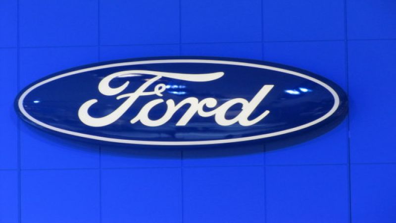 Ford logo at NAIAS