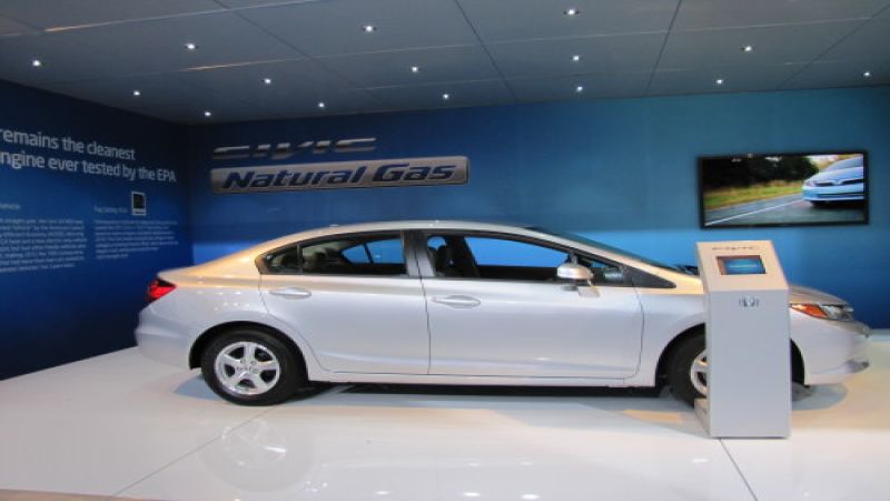 Honda Civic Natural Gas Vehicle at NAIAS 2012