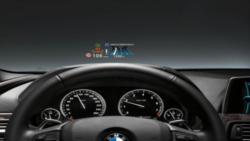 BMW Head-Up Display in Full Color for Series 5